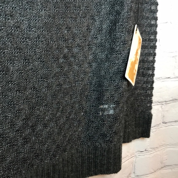 NWT Original Frenchi Gray Knit Sheer Wool Sweater - Picture 10 of 15